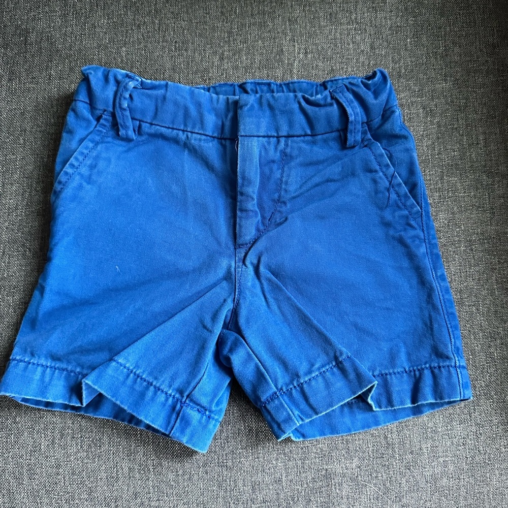 Baby Gap cobalt blue chino shorts 12-18 months